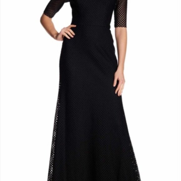 Vera Wang Fishnet Gown/Dress - Picture 2 of 3